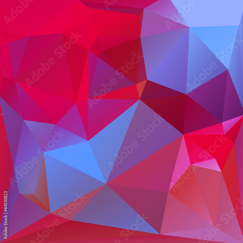 Abstract triangle geometric square colorful vector background