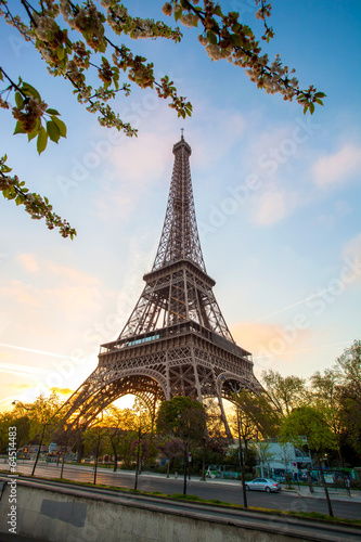 Eiffel Tower during spring time in Paris, France © Tomas Marek