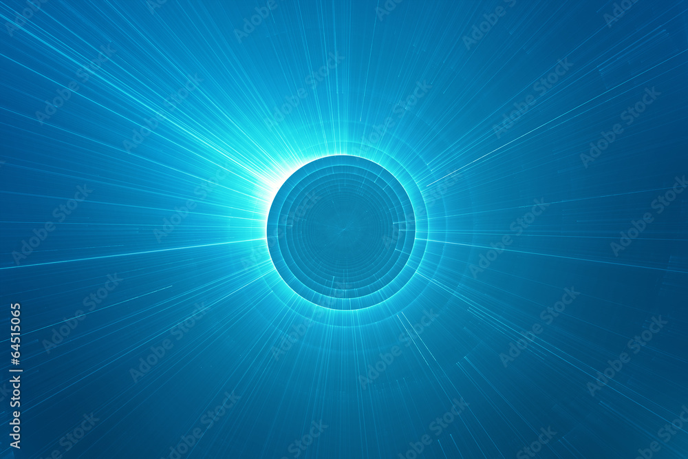 Abstract circular science fiction futuristic background Abstract circular science fiction futuristic background