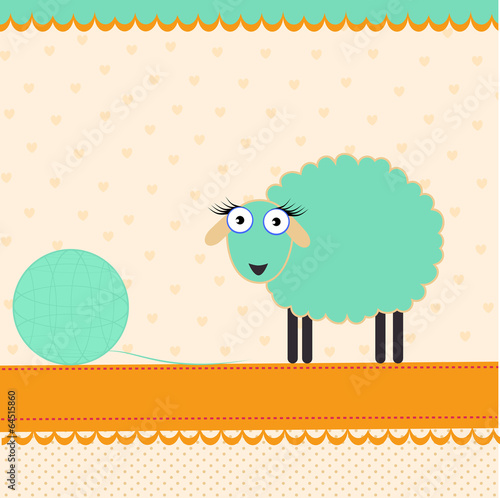 Colored baby template