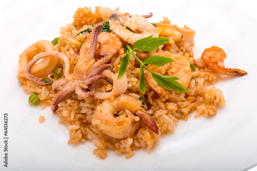 Rice with seafood Rice with seafood