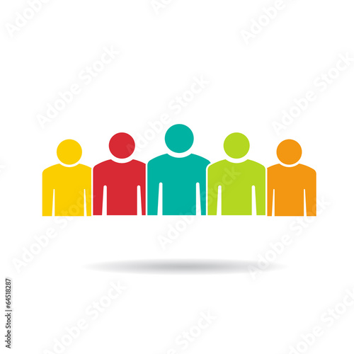 Team mates 5. Group of People logo
