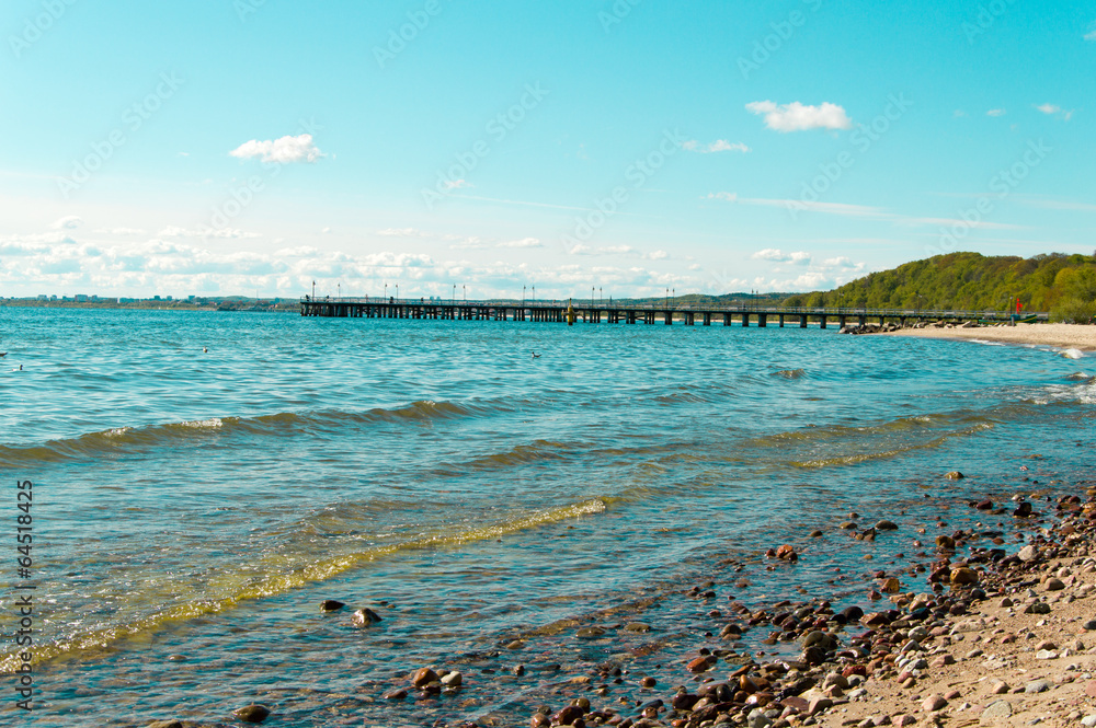 Fototapeta premium Coast of Baltic sea, Poland