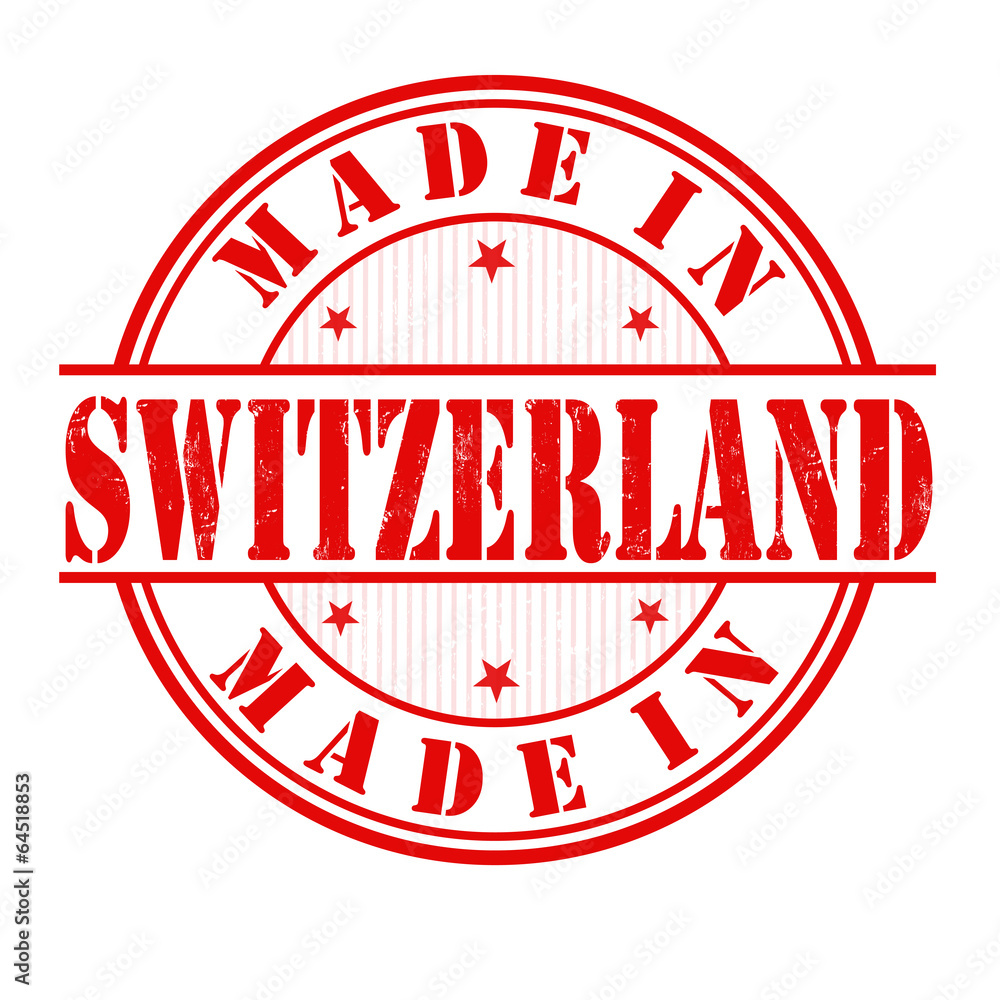 Made in Switzerland stamp