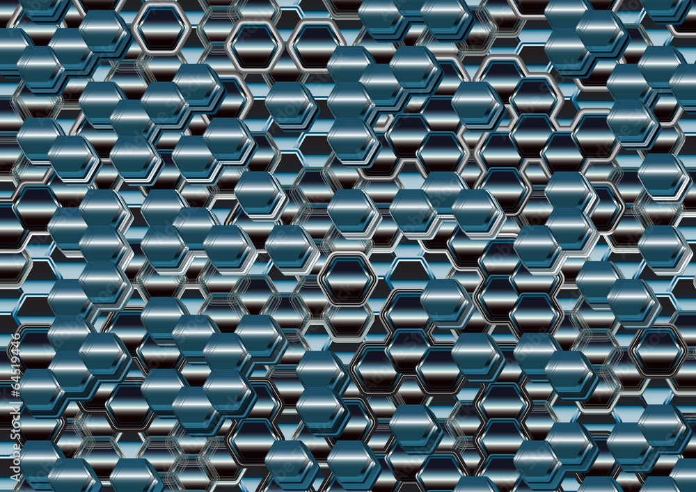 Fototapeta premium Streszczenie Kolorowe Tło Sześciokątne.