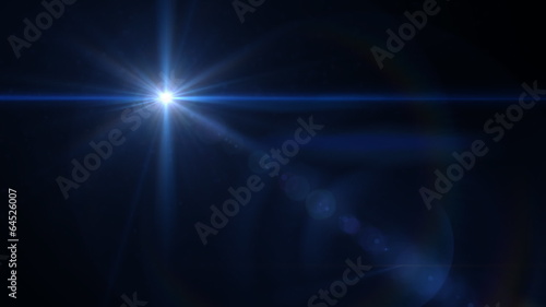beautiful lens flare effect is simple to add on background
