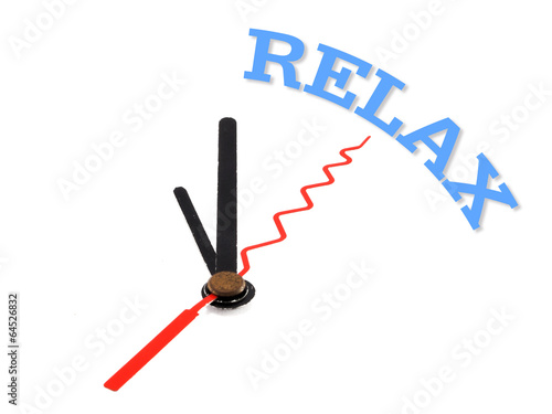 relax word conceptual