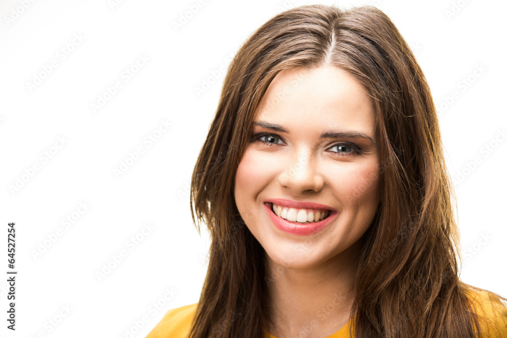 young woman isolated portrait young woman isolated portrait