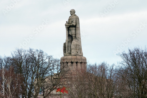 Leinwand Poster The Bismarck Monument in Hamburg, Germany