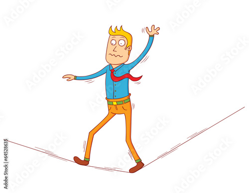 walking on string