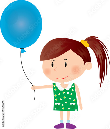 dziewczynka z balonem
