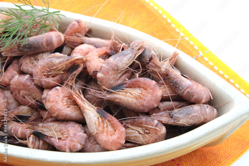 crevettes grises