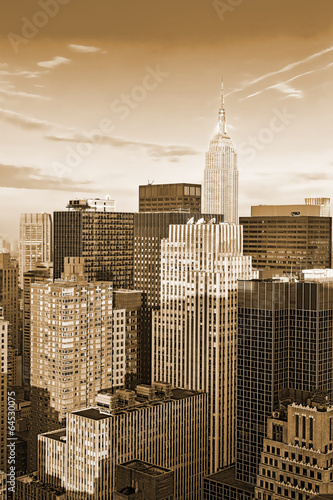 Manhattan top view