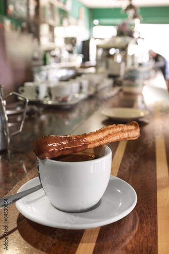 Foto Chocolate con Churros
