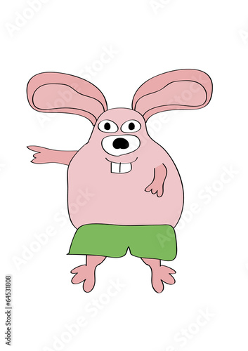 Веселый кролик
