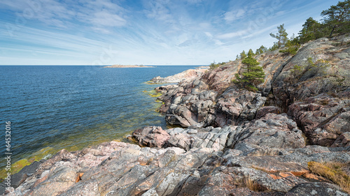Rocky coastline at the Balt...