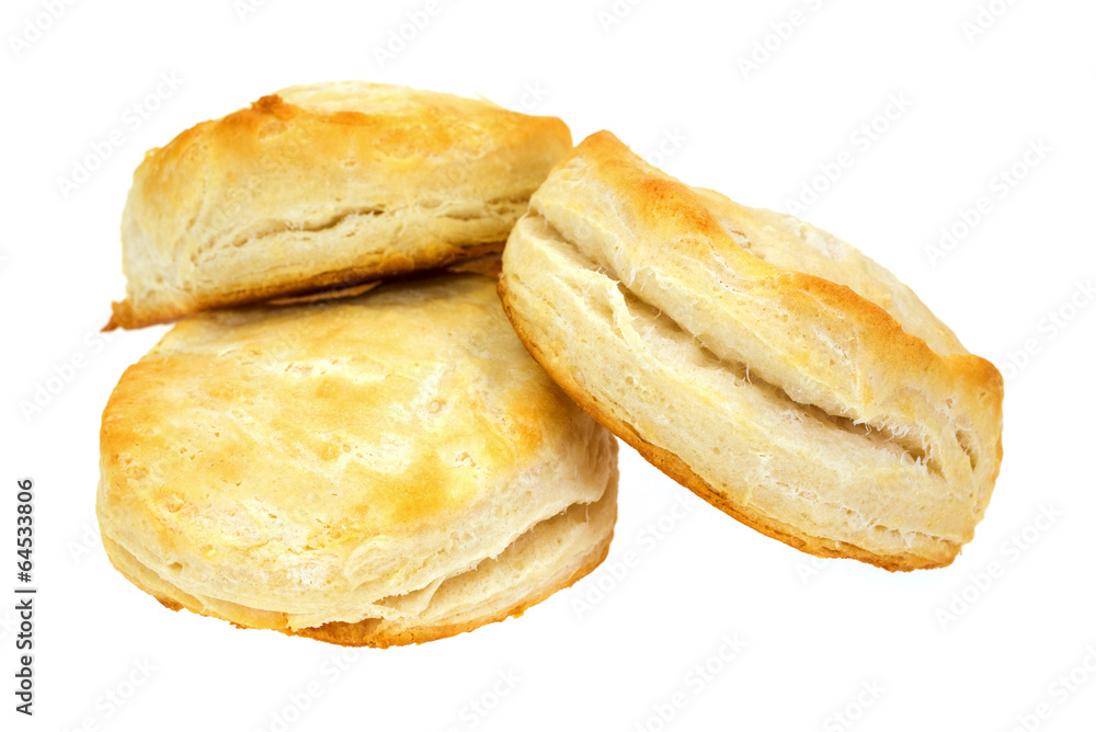 Freshly baked buttermilk biscuits