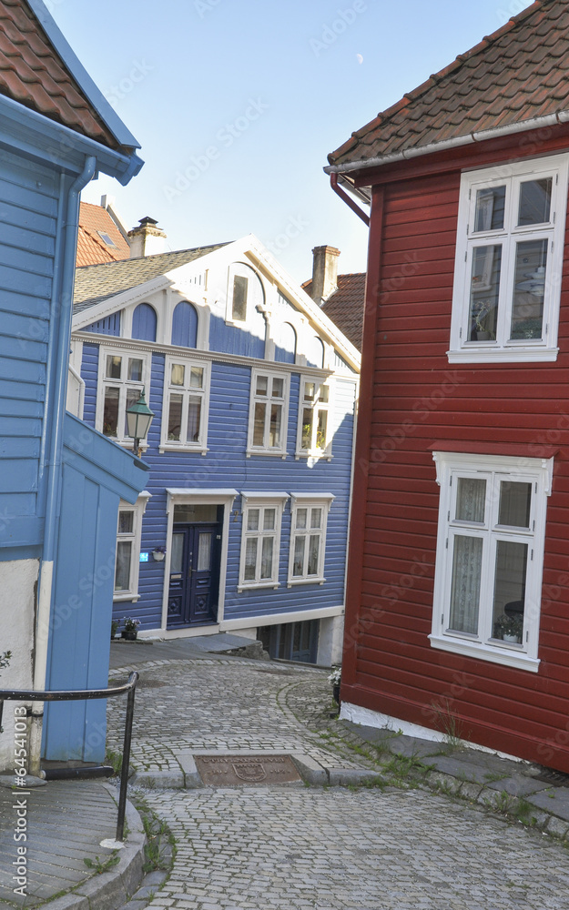 Bergen, Altstadt, Stadtrundgang, Sommer, Norwegen