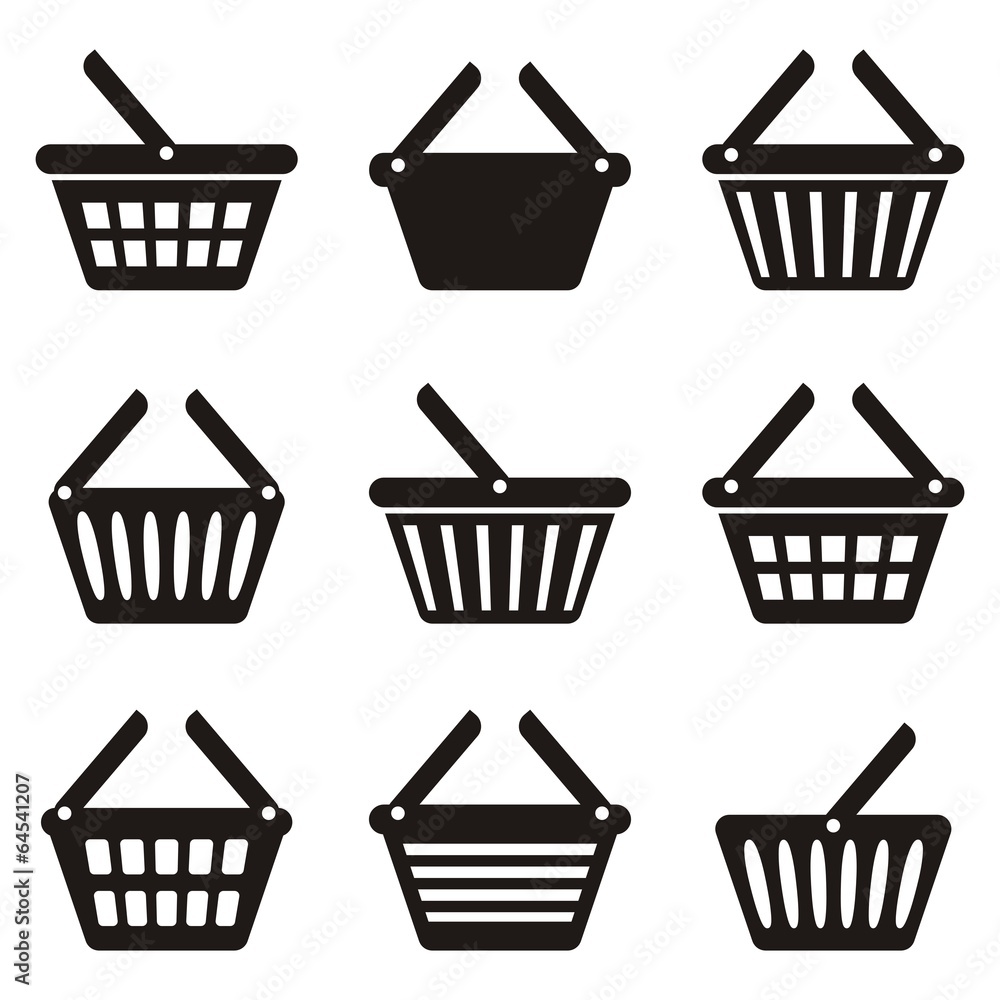 Shopping basket icon Shopping basket icon