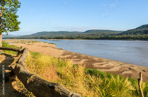 Mekong river in summer season, Thailand