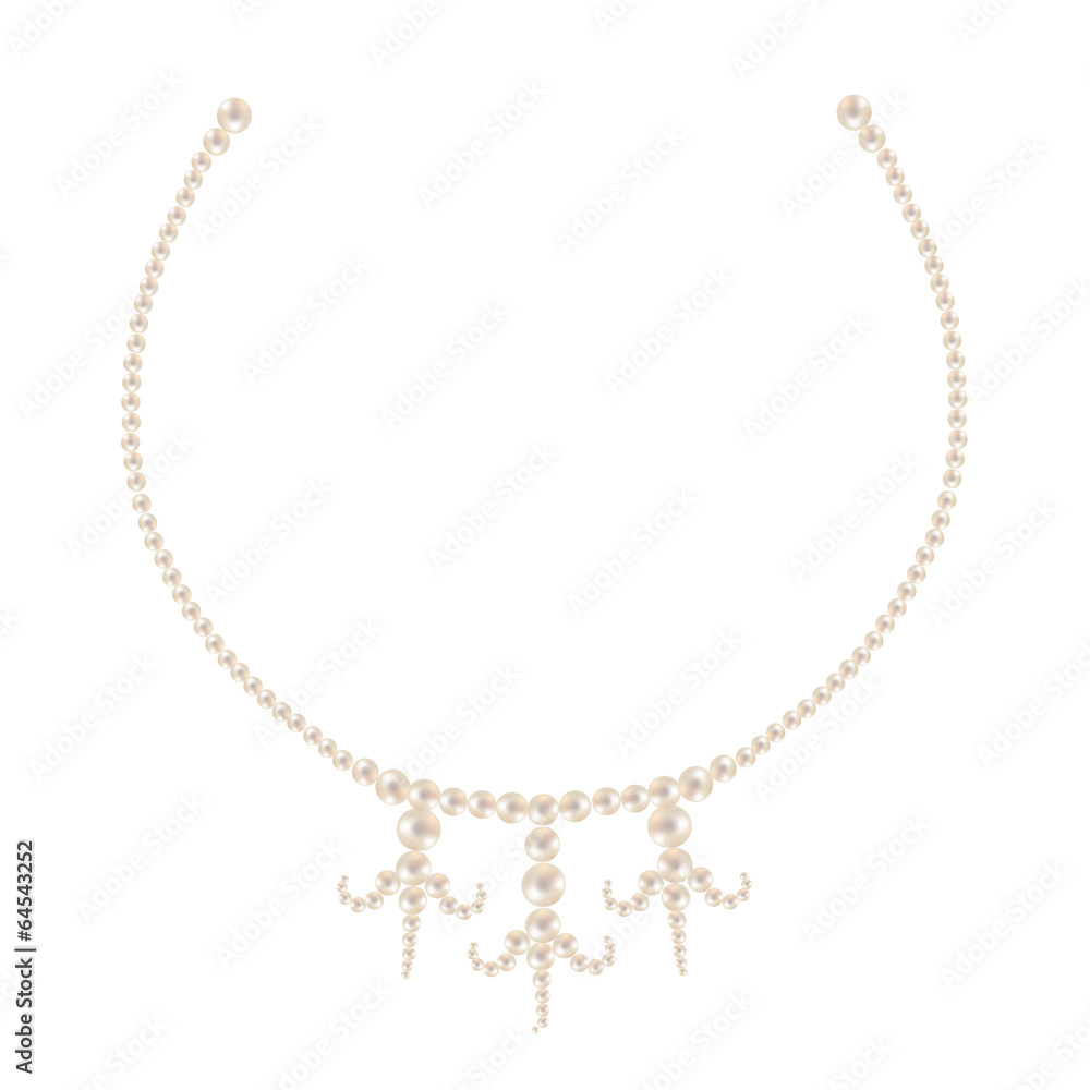 Fototapeta premium Pearl necklace