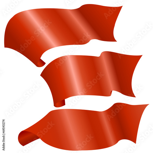 Red ribbons