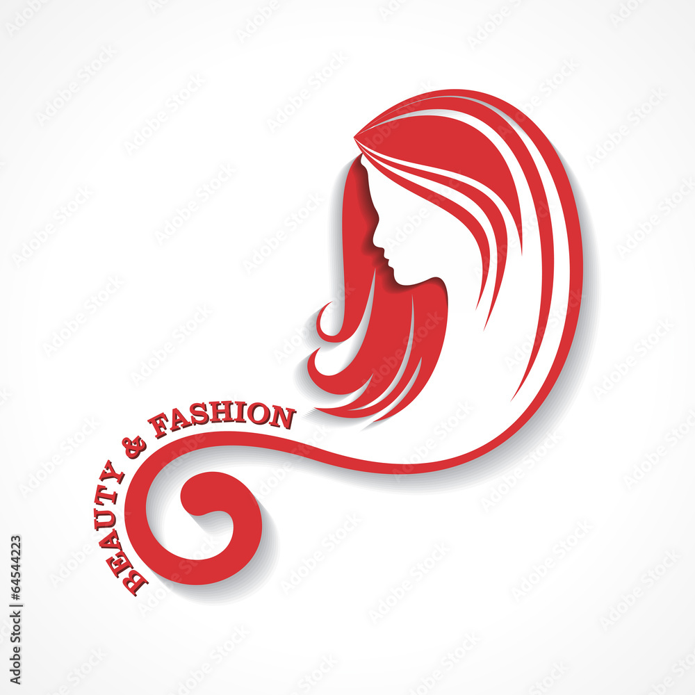 Fototapeta premium Beauty and fashion icon stock vector