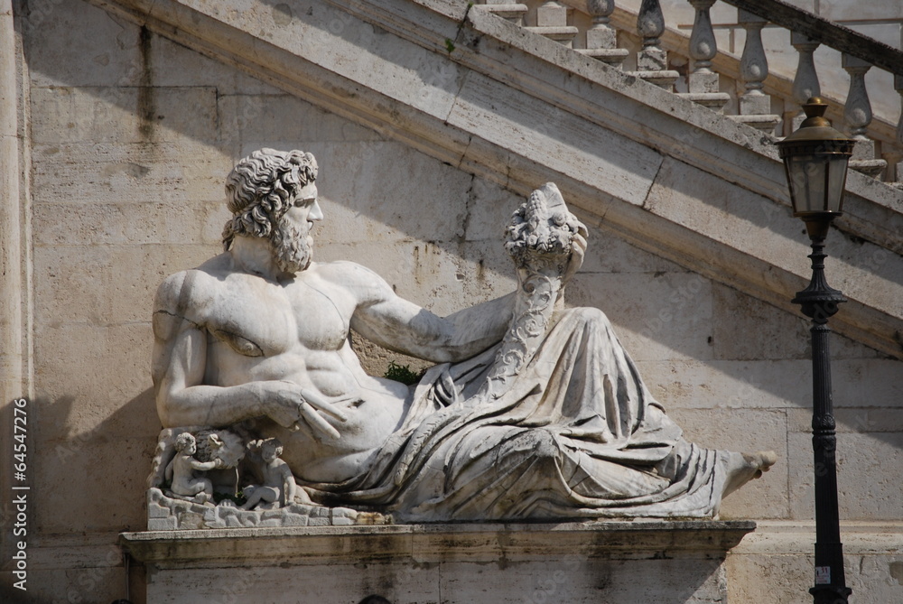 Statue of Neptune at Piazza del Campidoglio, Rome