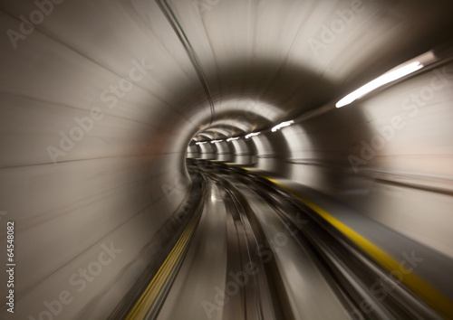 Through the tunnel