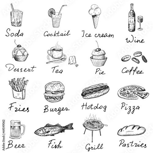 food and inscriptions