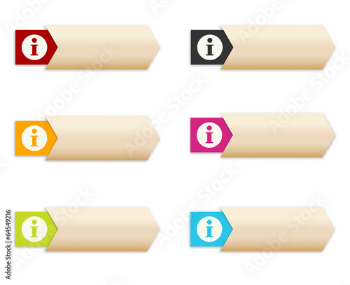 the set of arrows with info icon