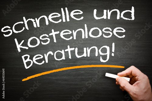 schnelle und kostenlose Beratung