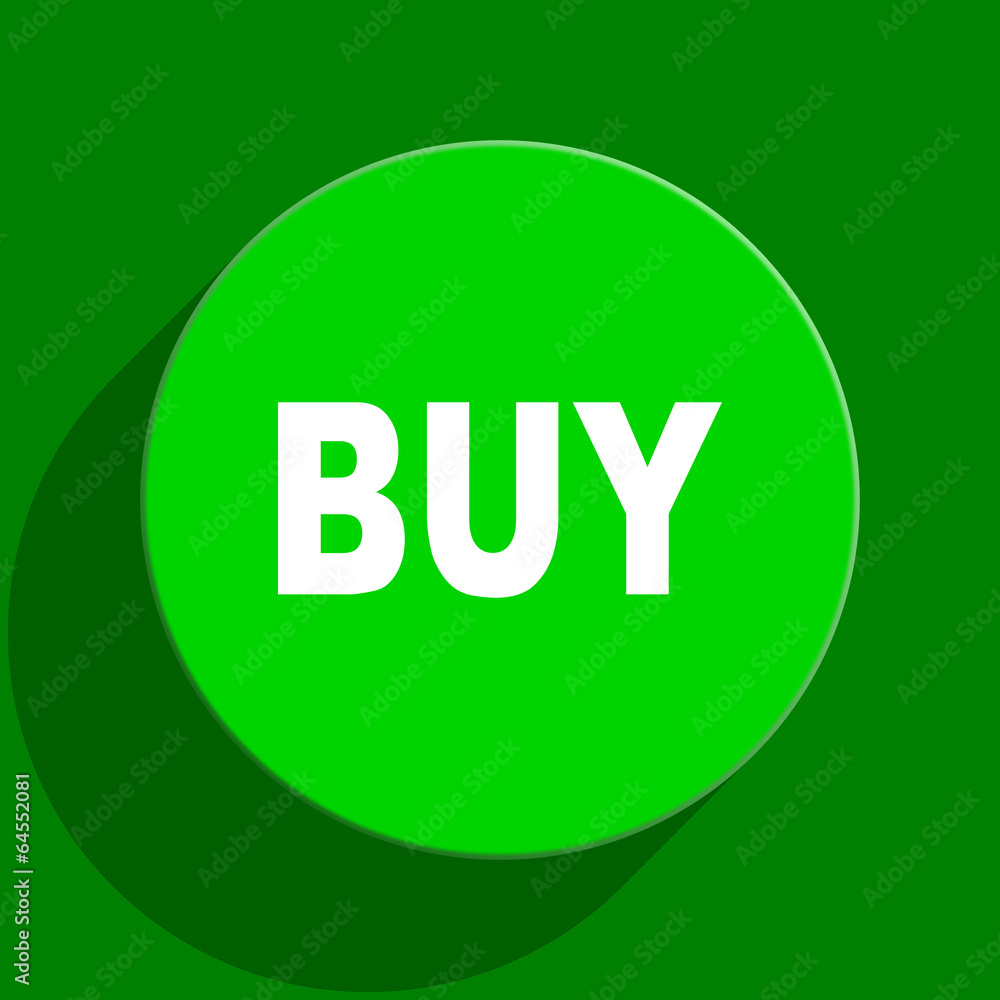 buy green flat icon buy green flat icon