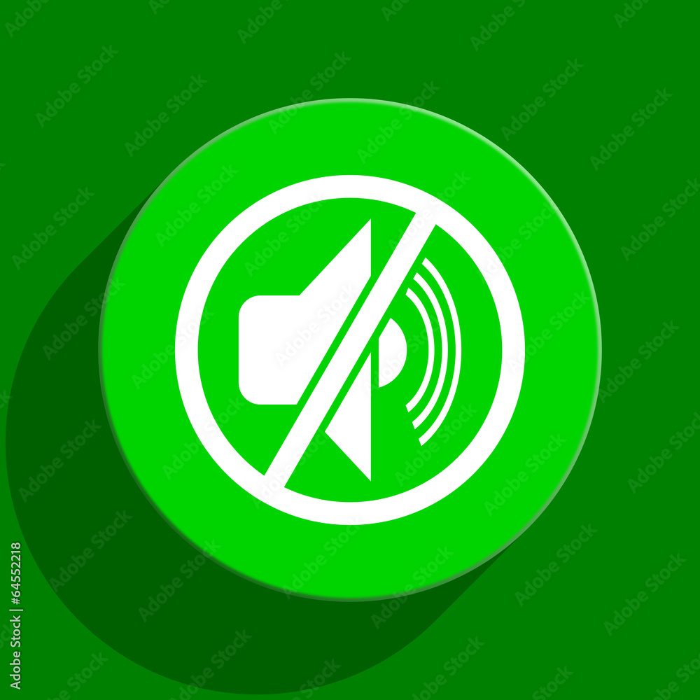 mute green flat icon mute green flat icon