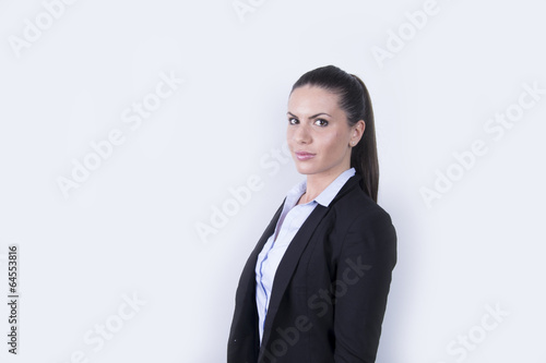 Strong independent beautiful business woman (portrait)