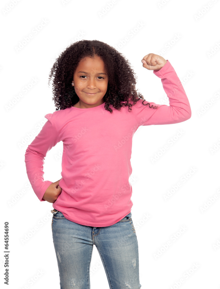 Strong African girl Strong African girl