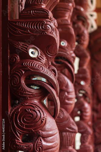 Maori carving photo