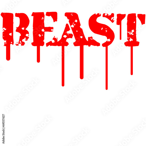 Beast Blut Graffit photo