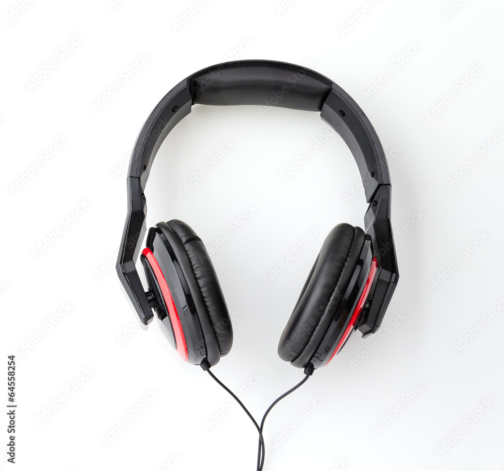 Fototapeta premium Headphone isolated on white