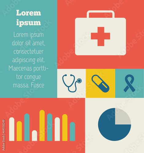 Medical Infographic Elements. photo