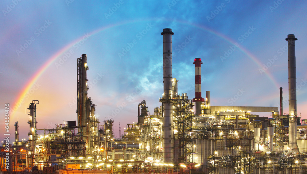 Obraz premium Oil indutry refinery - factory