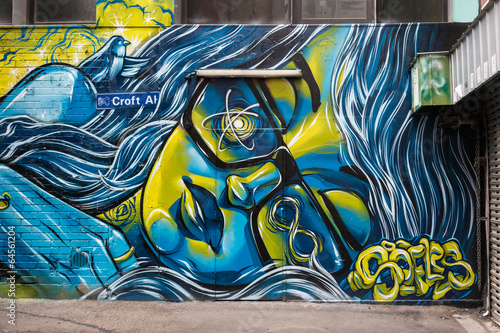 Graffiti in Croft Alley, Melbourne