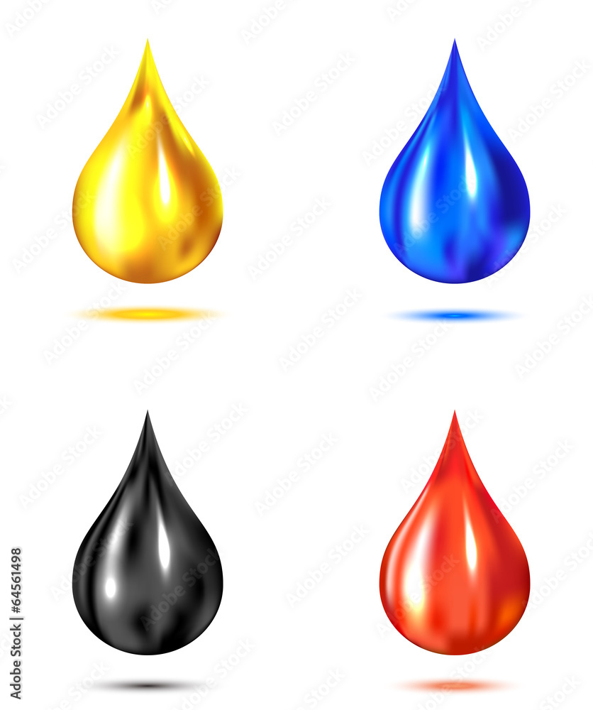Set of drops Set of drops