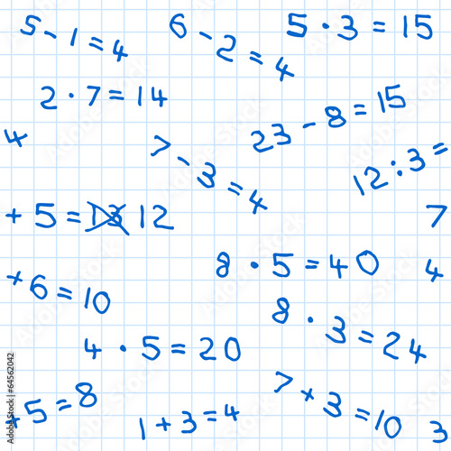 nahtloses Mathematik Hausaufgaben Muster