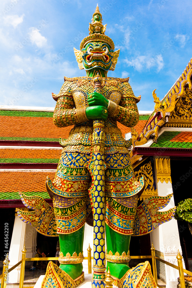 Fototapeta premium Wat Phra Kaeo. Bangkok, Thailand.