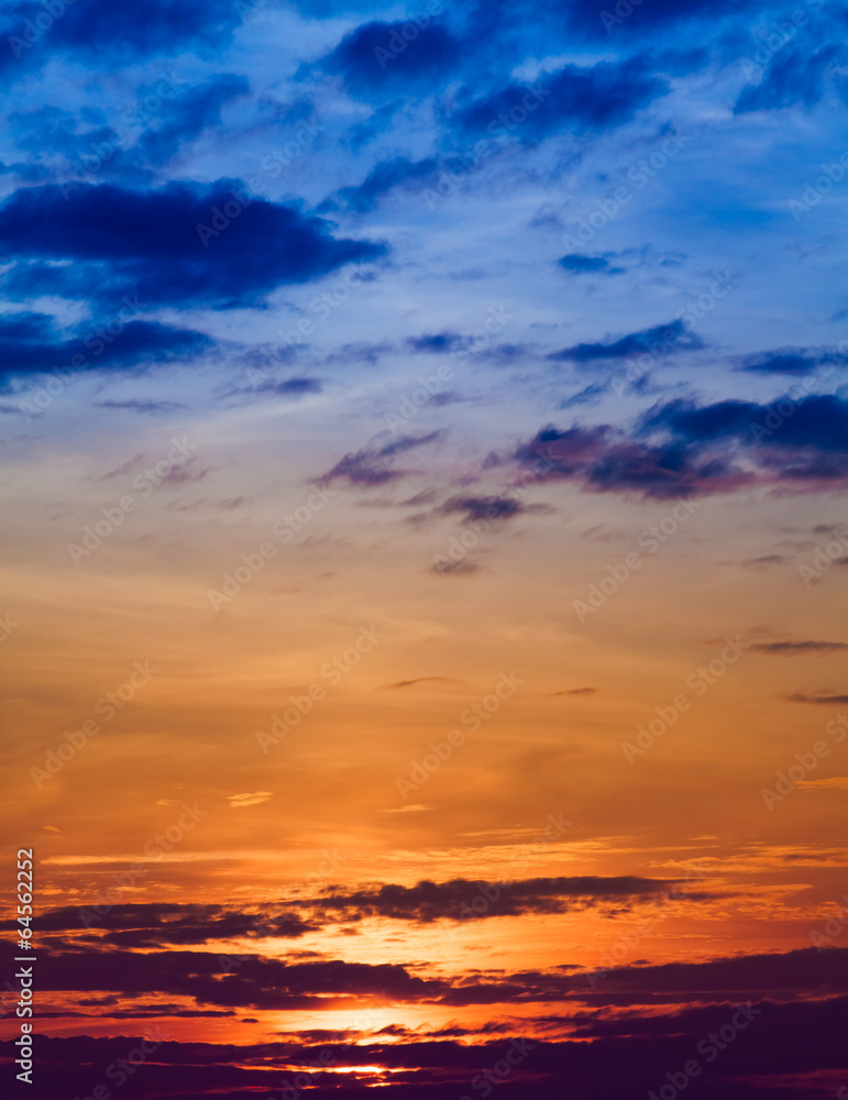 sunrise with clouds. Sunset Sky Background sunrise with clouds. Sunset Sky Background