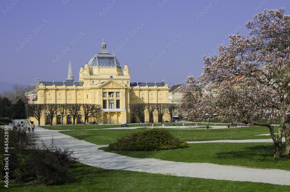 Obraz premium park in Zagreb