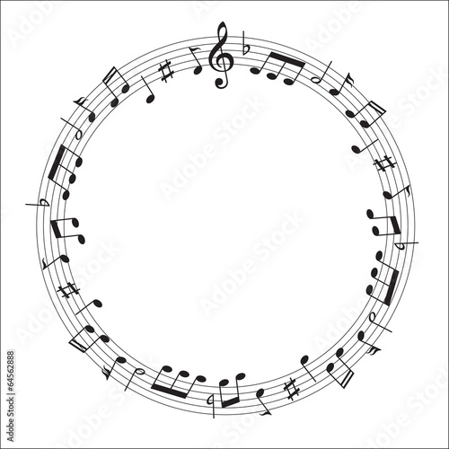 音符　楽譜　音楽