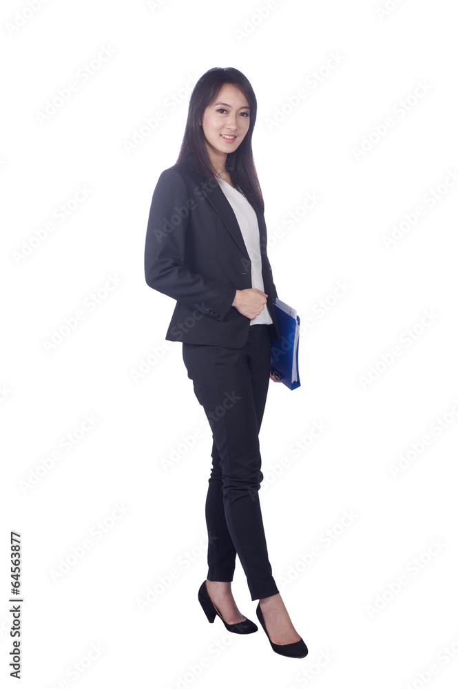 Asian business woman give you excellent gesture Asian business woman give you excellent gesture