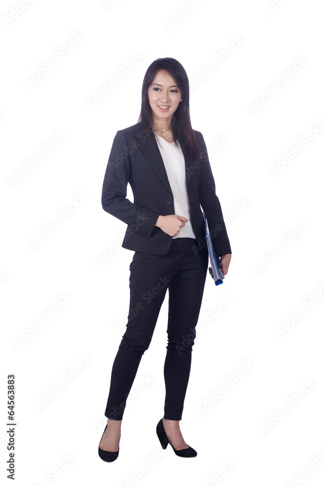 Asian business woman give you excellent gesture Asian business woman give you excellent gesture